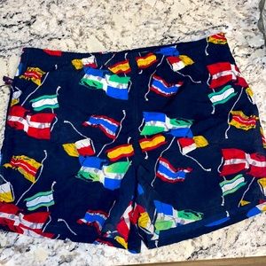 Drawstring Swimming Trunks Style Bathing Suit NWOT